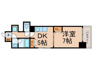 綾小路パレスの物件間取画像